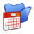Folder blue scheduled tasks Icon